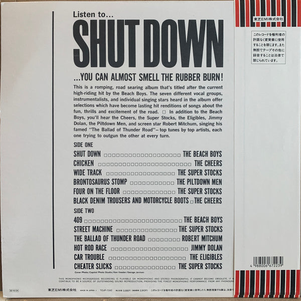 Various - Shut Down (Vinyl, LP, Compilation, Reissue, Mono) Very Good Plus (VG+) / Very Good Plus (VG+)