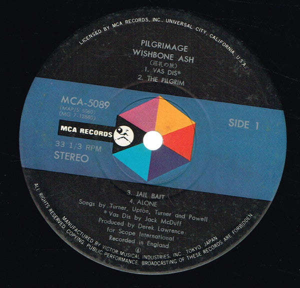 Wishbone Ash - Pilgrimage (Vinyl, LP, Album, Repress) Very Good Plus (VG+) / Very Good Plus (VG+)