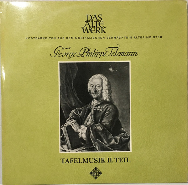 Georg Philipp Telemann - Tafelmusik II. Teil (2xVinyl, LP, Stereo) Very Good Plus (VG+) / Good Plus (G+)