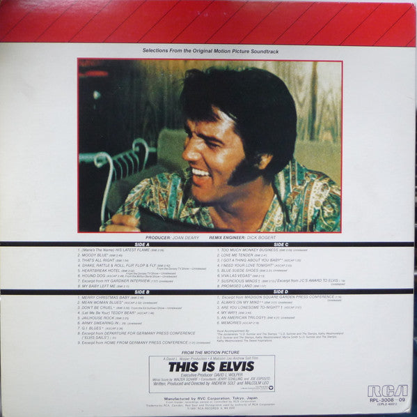 Elvis Presley - This Is Elvis (Selections From The Original Sound Track) (2xVinyl, LP, Compilation) Very Good (VG) / Very Good (VG)