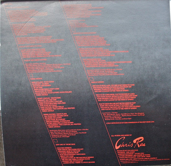 Chris Rea - Whatever Happened To Benny Santini? (Vinyl, LP, Album) Near Mint (NM or M-) / Very Good (VG)