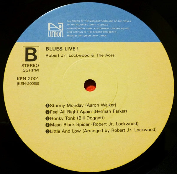 Robert Lockwood Jr. - Blues Live! (Vinyl, Vinyl, LP, 7", 45 RPM, Single) Near Mint (NM or M-) / Very Good Plus (VG+)