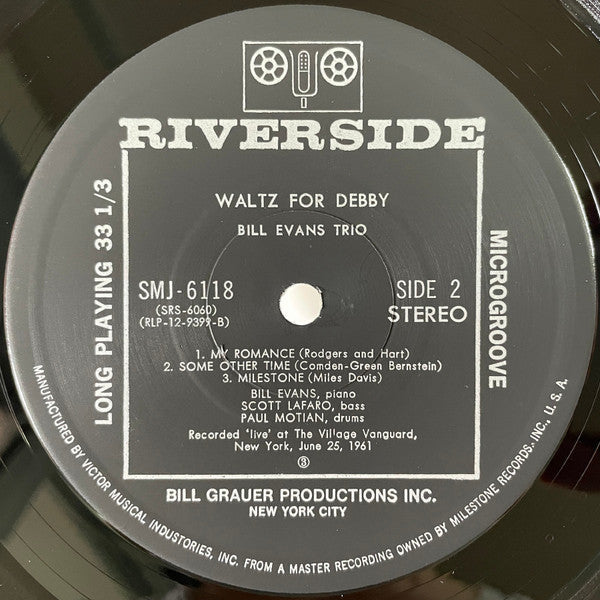 The Bill Evans Trio - Waltz For Debby (Vinyl, LP, Album, Reissue, S...