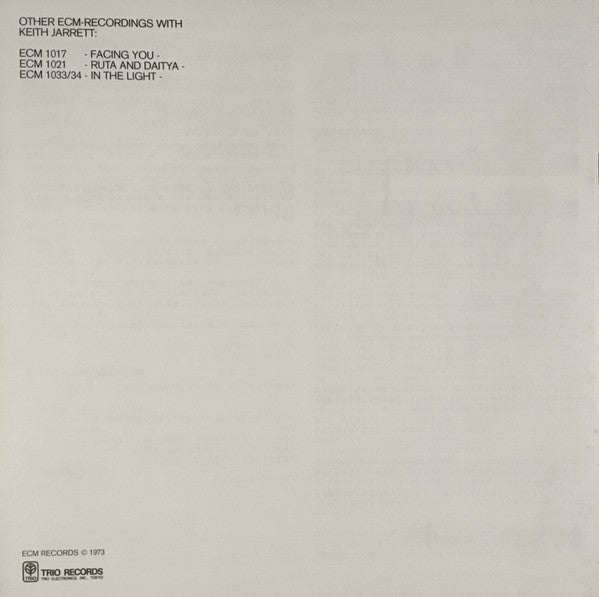 Keith Jarrett - Solo Concerts: Bremen / Lausanne (Box Set, Vinyl, L...