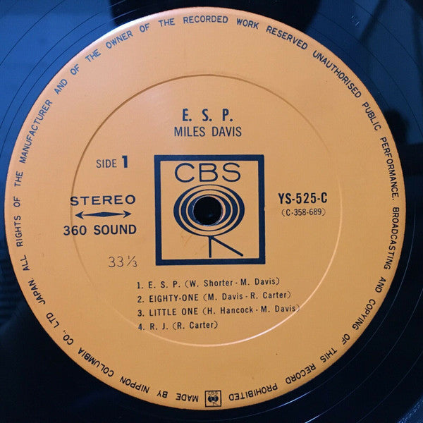Miles Davis - E.S.P. (Vinyl, LP, Album)
