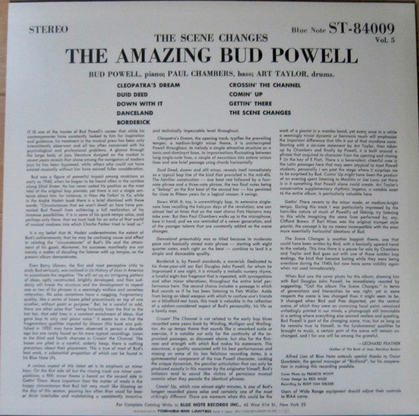 Bud Powell - The Scene Changes, Vol. 5 (Vinyl, LP, Album, Reissue, ...