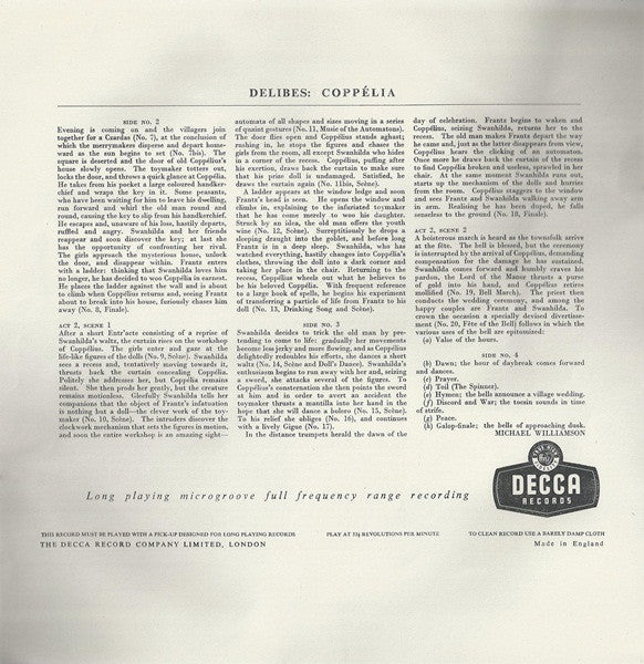 Léo Delibes - Coppélia (2xVinyl, Box Set, LP, Repress) Very Good (VG) / Very Good (VG)
