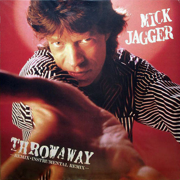 Mick Jagger - Throwaway / Say You Will (Vinyl, 12", Maxi-Single, Promo) Very Good Plus (VG+) / Fair (F)