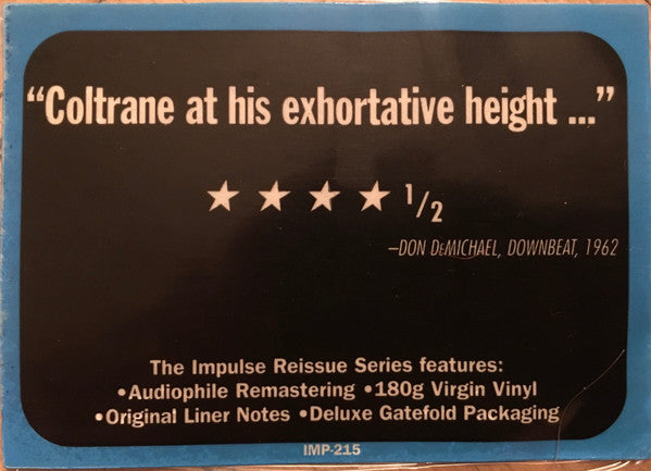 The John Coltrane Quartet - Coltrane (Vinyl, LP, Album, Limited Edi...
