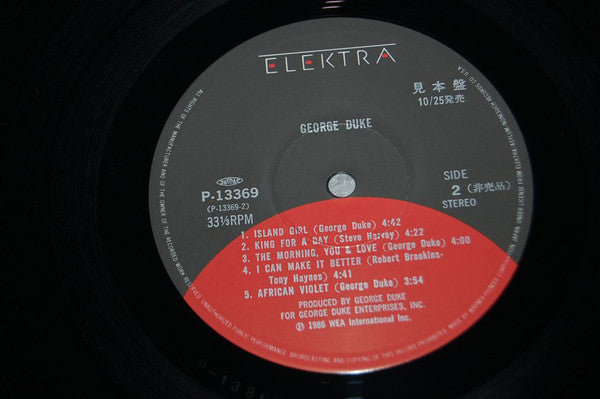 George Duke - George Duke (Vinyl, LP, Album, Promo) Very Good (VG) / Very Good Plus (VG+)