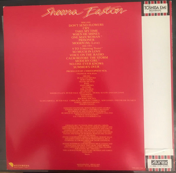 Sheena Easton - Take My Time (Vinyl, LP, Album)