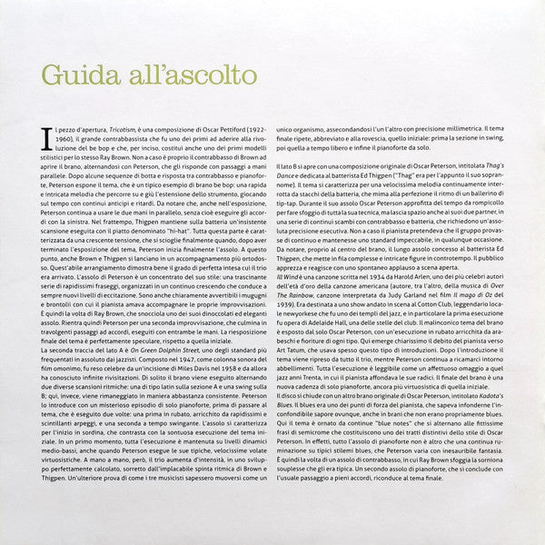 Oscar Peterson - The Sound Of The Trio (Vinyl, LP, Album, Reissue, ...