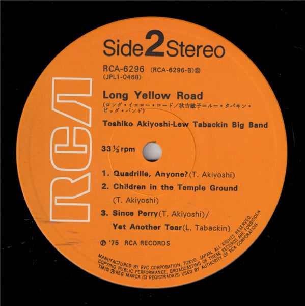 Toshiko Akiyoshi-Lew Tabackin Big Band - Long Yellow Road (Vinyl, L...