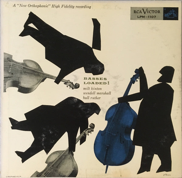 Milt Hinton - Basses Loaded! (Vinyl, LP, Album, Mono) Very Good Plus (VG+) / Good Plus (G+)