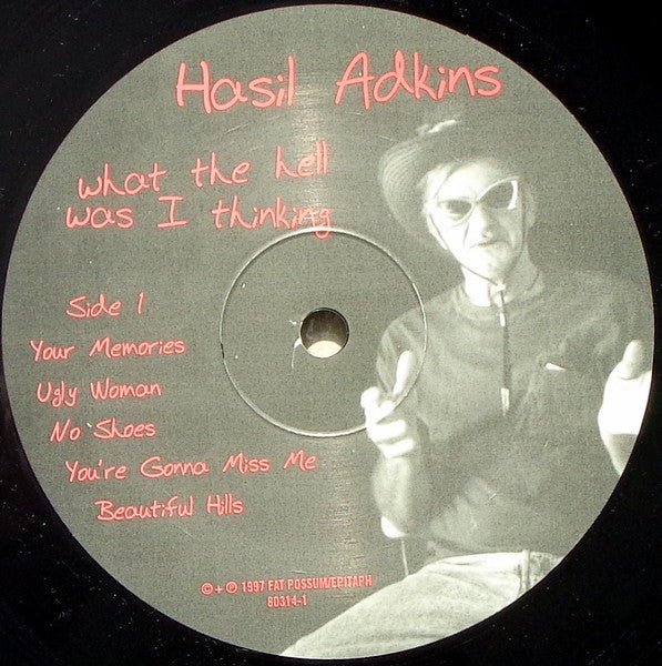 Hasil Adkins - What The Hell Was I Thinking (Vinyl, LP, Album) Very Good Plus (VG+) / Very Good Plus (VG+)