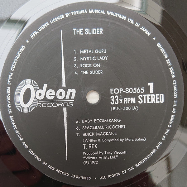 T. Rex - The Slider (Vinyl, LP, Album)