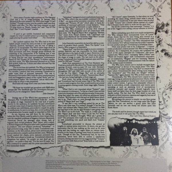 The Who - The Story Of The Who (2xVinyl, LP, Compilation) Very Good Plus (VG+) / Very Good Plus (VG+)