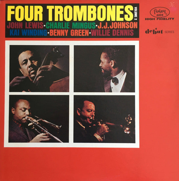 The Four Trombones - Four Trombones, Volume 2 (Vinyl, LP, Album, Limited Edition, Reissue, Mono) Very Good Plus (VG+) / Good (G)