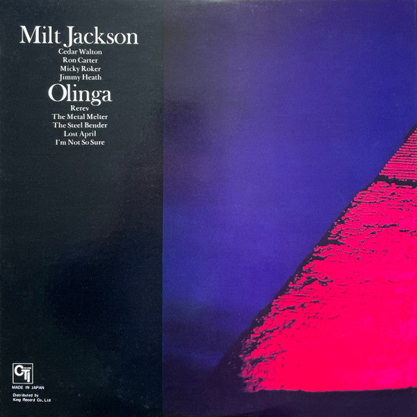 Milt Jackson - Olinga (Vinyl, LP, Album, Stereo)