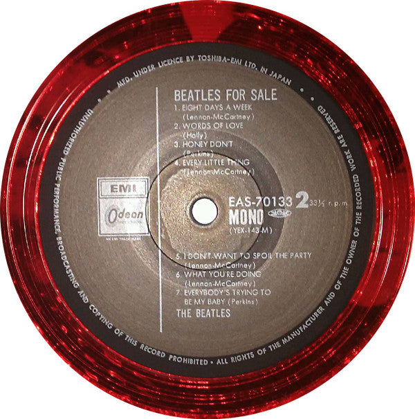 The Beatles - Beatles For Sale (Vinyl, LP, Album, Mono) Very Good Plus (VG+) / Very Good (VG)