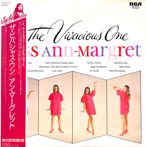Ann Margret - The Vivacious One (Vinyl, LP, Album, Reissue, Stereo) Very Good Plus (VG+) / Very Good Plus (VG+)