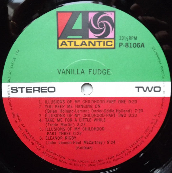 Vanilla Fudge - Vanilla Fudge (Vinyl, LP, Album, Stereo, Reissue)