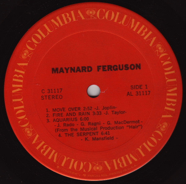 Maynard Ferguson - Maynard Ferguson (Vinyl, LP, Album) Very Good Plus (VG+) / Very Good Plus (VG+)