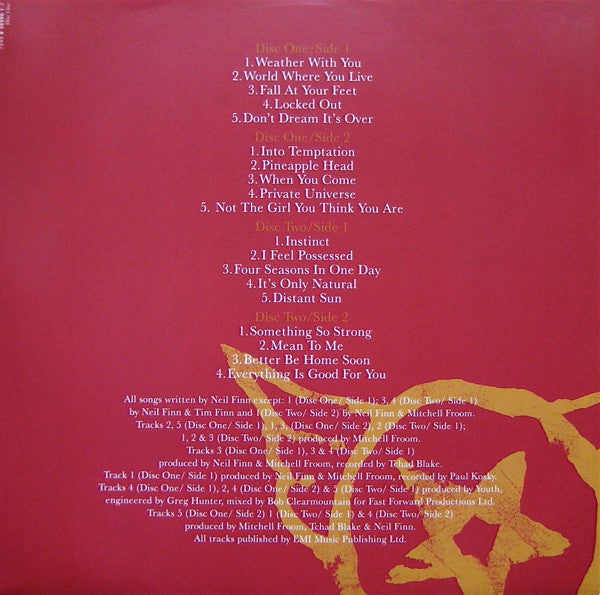 Crowded House - Recurring Dream: The Very Best Of Crowded House (2xVinyl, LP, Compilation) Very Good (VG) / Very Good Plus (VG+)