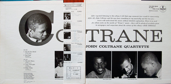 The John Coltrane Quartet - Coltrane (Vinyl, LP, Album, Reissue)