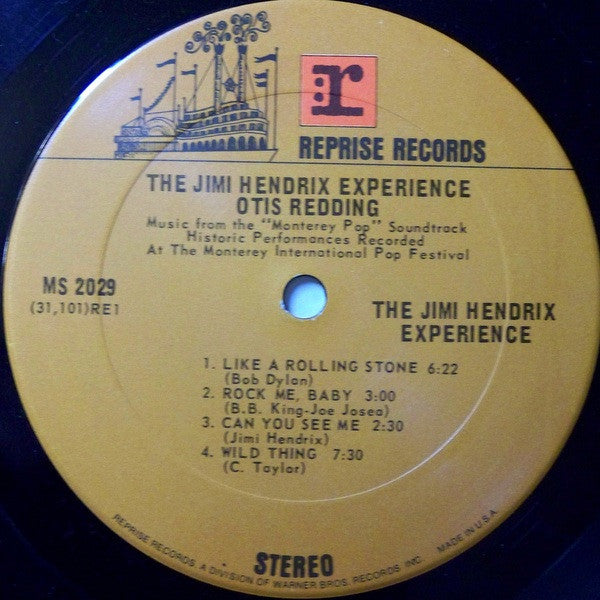 Otis Redding - Historic Performances Recorded At The Monterey International Pop Festival (Vinyl, LP, Album) Very Good Plus (VG+) / Good Plus (G+)