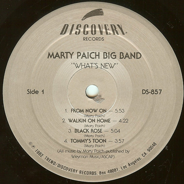 Marty Paich Big Band - What's New (Vinyl, LP, Album, Reissue, Stereo) Very Good (VG) / Very Good (VG)