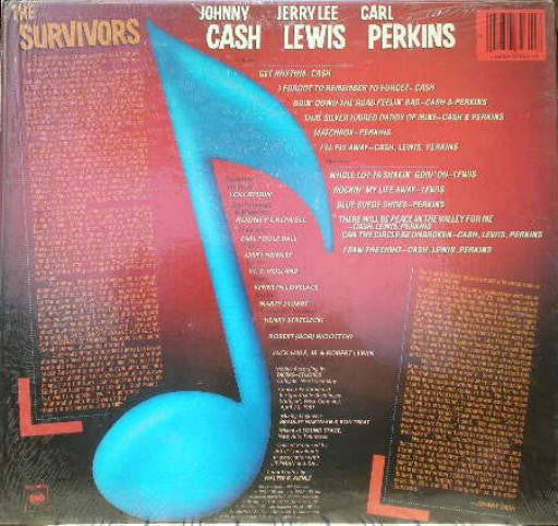 Johnny Cash - The Survivors (Vinyl, LP, Album) Very Good Plus (VG+) / Very Good (VG)