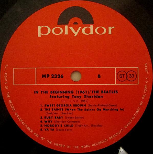 The Beatles - In The Beginning (1961) (Vinyl, LP, Compilation, Reis...
