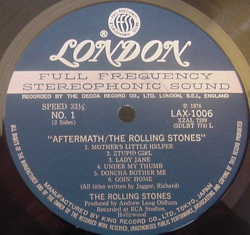 The Rolling Stones - Aftermath (Vinyl, LP, Album, Stereo, Reissue)