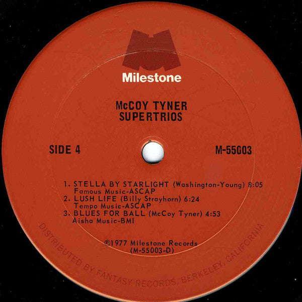 McCoy Tyner - Supertrios (2xVinyl, LP, Album, Stereo) Very Good Plus (VG+) / Very Good Plus (VG+)