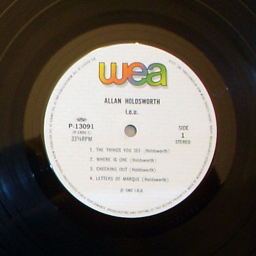Allan Holdsworth - I.O.U. (Vinyl, LP, Album) Mint (M) / Mint (M)