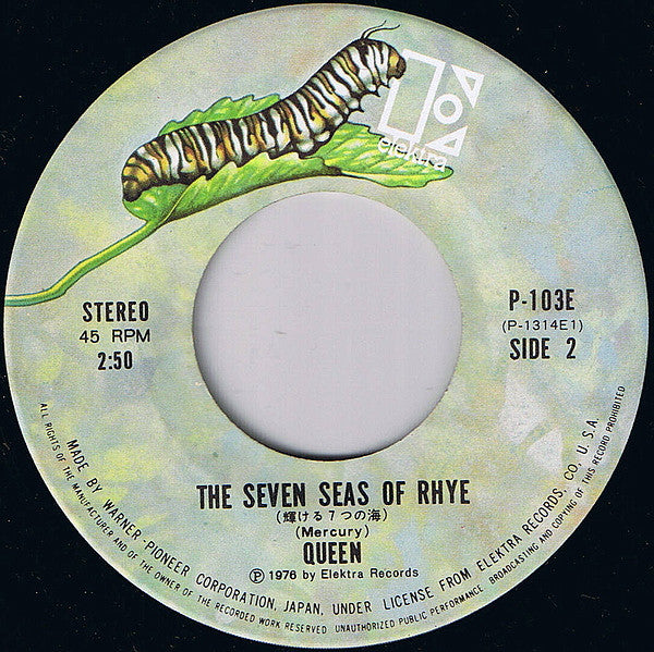 Queen - Killer Queen / The Seven Seas Of Rhye (Vinyl, 7", 45 RPM, Single, Stereo) Very Good (VG) / Very Good (VG)