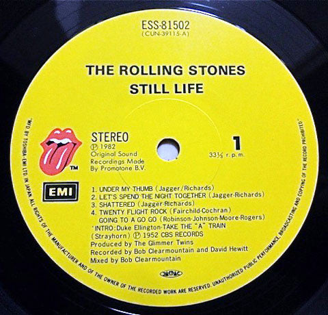 The Rolling Stones - Still Life (American Concert 1981) (Vinyl, LP, Album) Near Mint (NM or M-) / Very Good (VG)