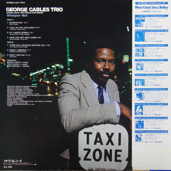 George Cables Trio - Whisper Not (Vinyl, LP, Album)