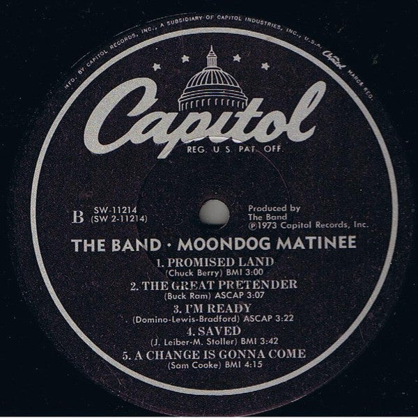 The Band - Moondog Matinee (Vinyl, LP, Album) Good Plus (G+) / Good Plus (G+)