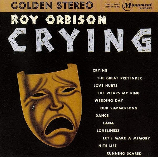Roy Orbison - Crying (Vinyl, LP, Album, Reissue, Remastered, Stereo) Near Mint (NM or M-) / Near Mint (NM or M-)