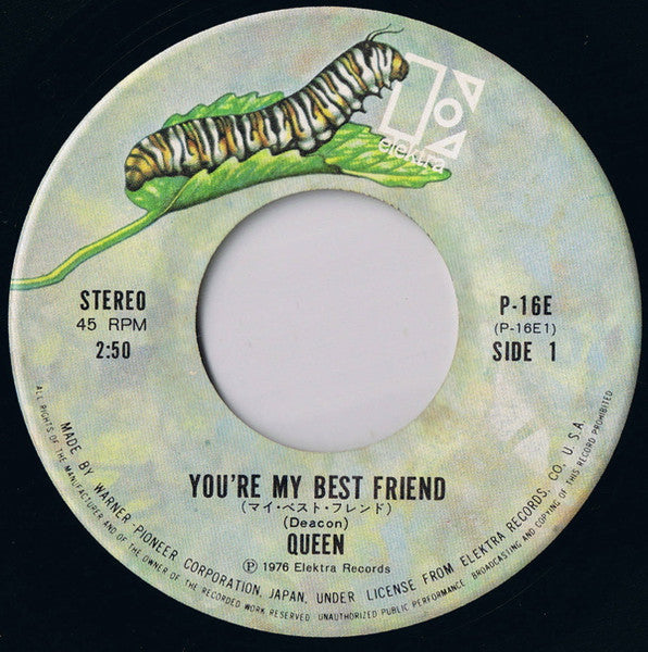 Queen - You're My Best Friend (Vinyl, 7", 45 RPM, Single, Stereo) Very Good (VG) / Very Good (VG)
