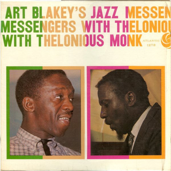 Art Blakey & The Jazz Messengers - Art Blakey's Jazz Messengers With Thelonious Monk (Vinyl, LP, Album, Reissue, Repress, Stereo, Mono) Very Good (VG) / Very Good Plus (VG+)