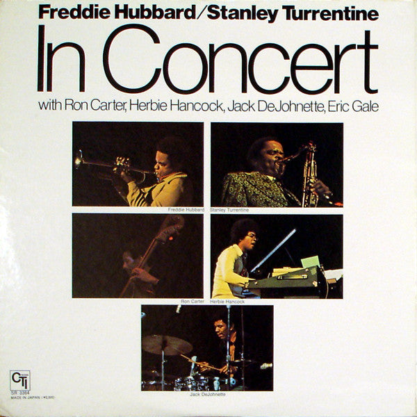 Freddie Hubbard - In Concert Volume One (Vinyl, LP, Album) Very Good (VG) / Very Good Plus (VG+)