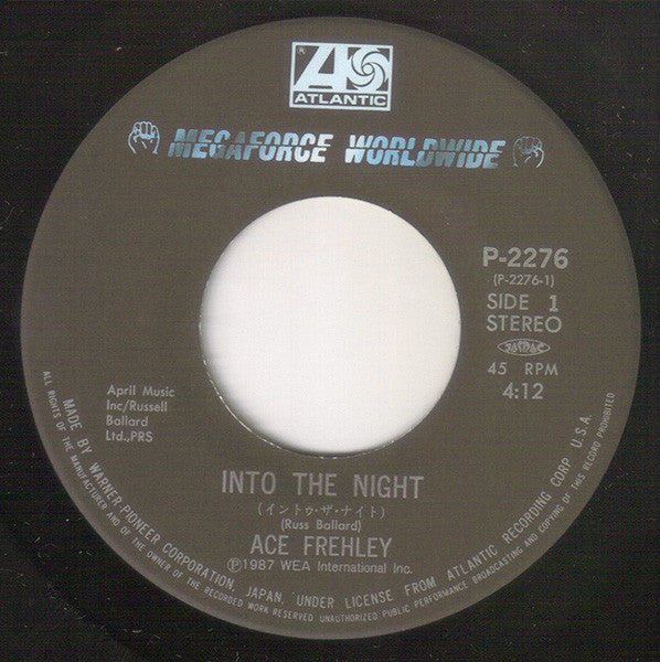 Ace Frehley - Into The Night (Vinyl, 7", 45 RPM, Single) Very Good (VG) / Very Good (VG)
