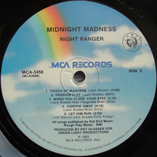 Night Ranger - Midnight Madness (Vinyl, LP, Album) Very Good (VG) / Very Good (VG)