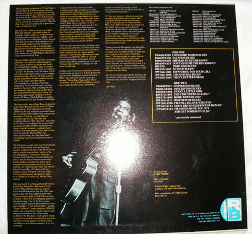 T-Bone Walker - The Natural Blues (Vinyl, LP, Compilation) Very Good (VG) / Very Good (VG)