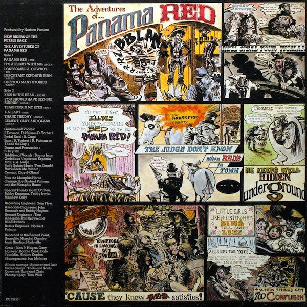 New Riders Of The Purple Sage - The Adventures Of Panama Red (Vinyl, Album, LP, Reissue) Very Good Plus (VG+) / Very Good Plus (VG+)