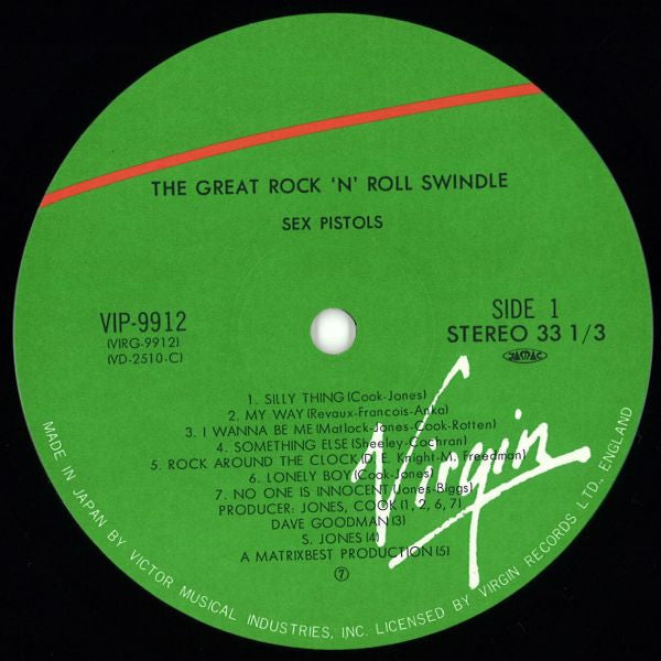 Sex Pistols - The Great Rock 'N' Roll Swindle (2xVinyl, LP, Album, Reissue) Near Mint (NM or M-) / Very Good Plus (VG+)