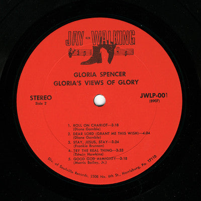 Gloria Spencer - Gloria's Views Of Glory (Vinyl, LP, Album) Very Good (VG) / Very Good (VG)
